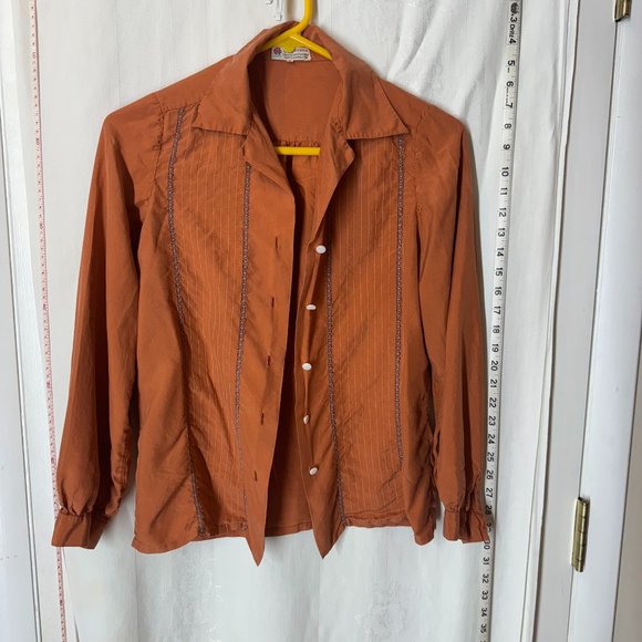 Vintage Peony Women's Button Down - Picture 1 of 5